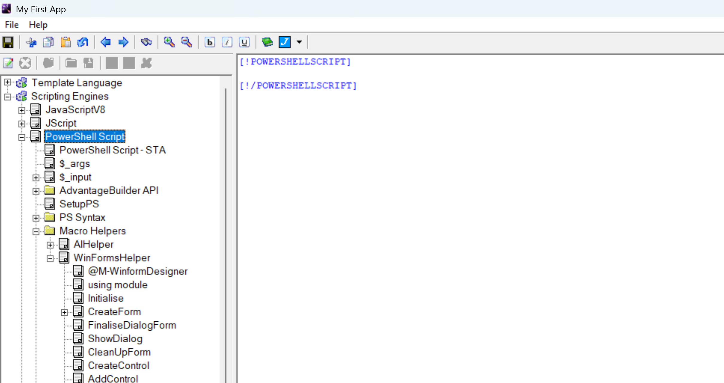 Create macro screenshot