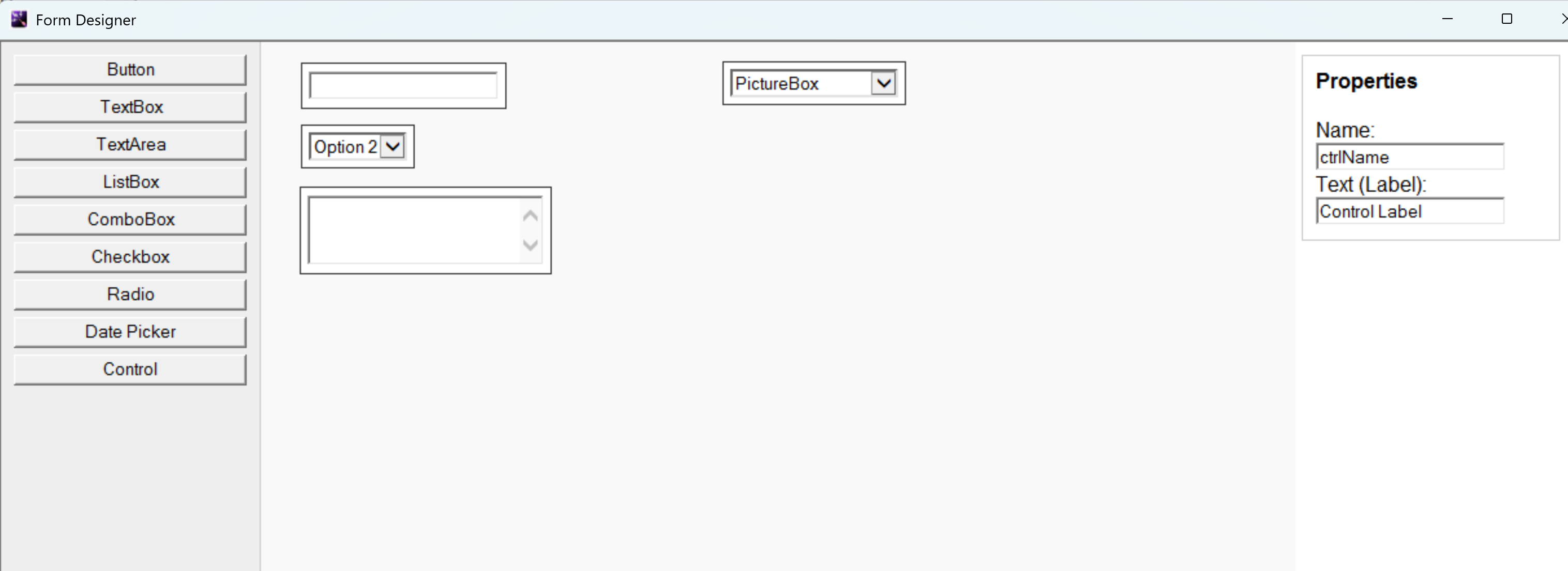 WinForms toolbox